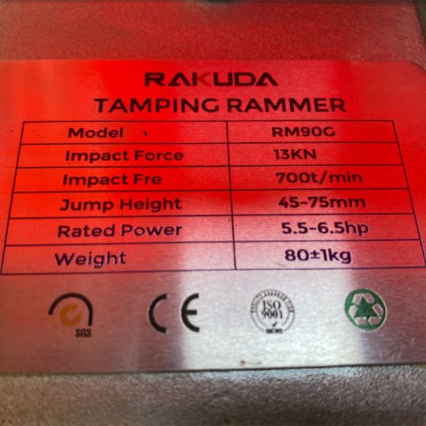 Máy đầm cóc chạy xăng RM90G giá rẻ