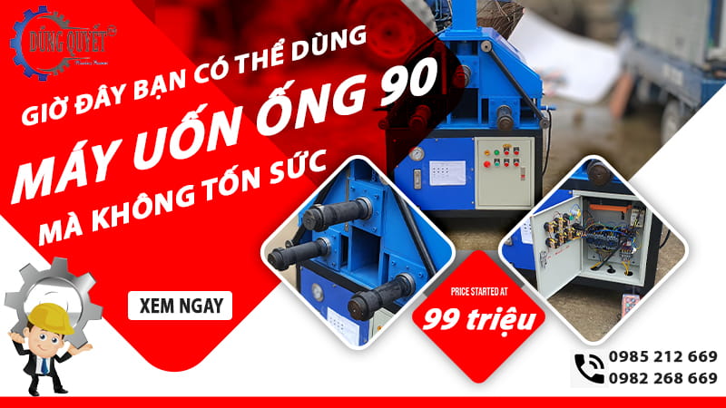 Giờ Đây Bạn Có Thể Dùng Máy Uốn Ống 90 Mà Không Tốn Sức