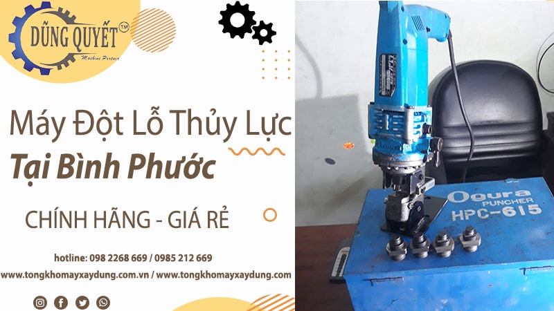 Máy Đột Lỗ Thủy Lực Tại Bình Phước