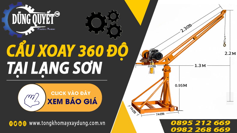 Cẩu Xoay 360 Độ Tại Lạng Sơn - Hệ Thống Bán Lẻ Giá Tốt Nhất