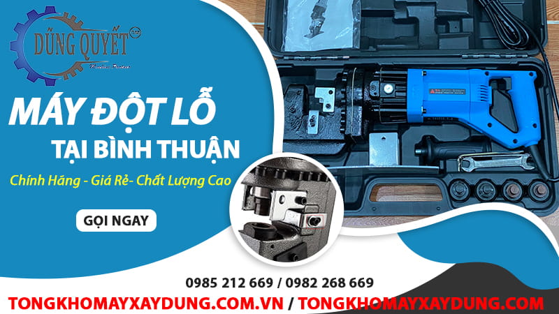 Máy Đột Lỗ Thủy Lực Tại Bình Thuận - Tổng Kho Bán Buôn Bán Lẻ