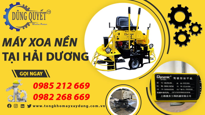 Máy Xoa Nền Bê Tông Tại Hải Dương - Mua Ngay Nhận Ưu Đãi