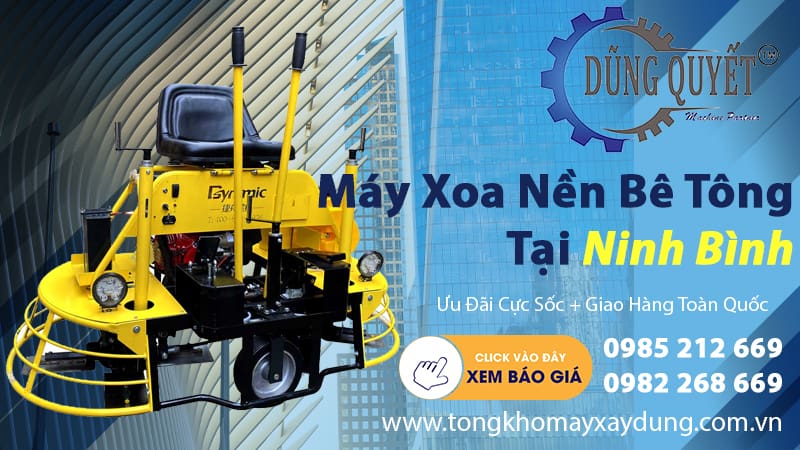 Máy Xoa Nền Bê Tông Tại Ninh Bình - Tổng Kho Máy Uy Tín Số 1