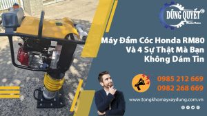 Máy Đầm Cóc Honda RM80 Và 4 Sự Thật Mà Bạn Không Dám Tin