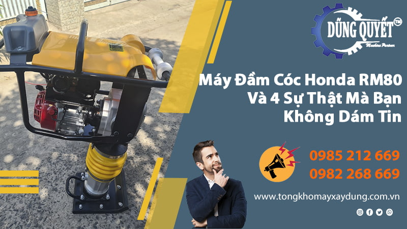 Máy Đầm Cóc Honda RM80 Và 4 Sự Thật Mà Bạn Không Dám Tin