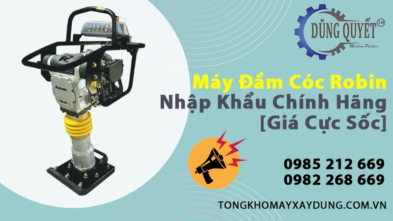 Máy Đầm Cóc Robin Nhập Khẩu Chính Hãng [Giá Cực Sốc]