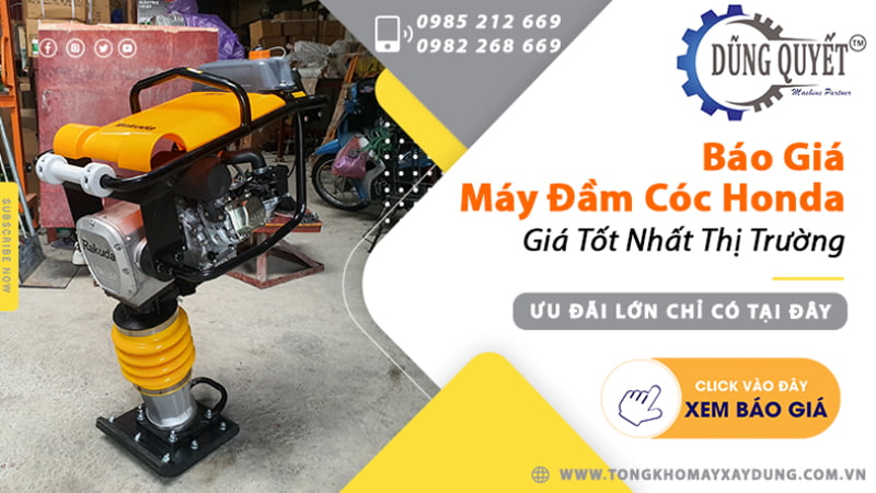 [Mới Nhất] Báo Giá Máy Đầm Cóc Honda: Giá Tốt Nhất Thị Trường