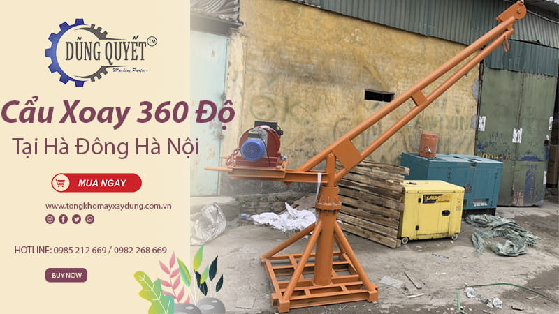 Cẩu Xoay 360 Độ Tại Hà Đông Hà Nội