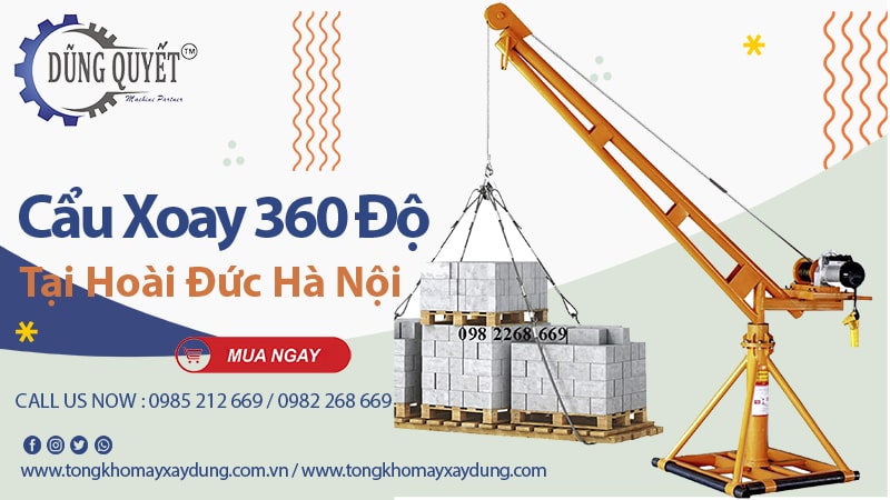 Cẩu Xoay 360 Độ Tại Hoài Đức Hà Nội